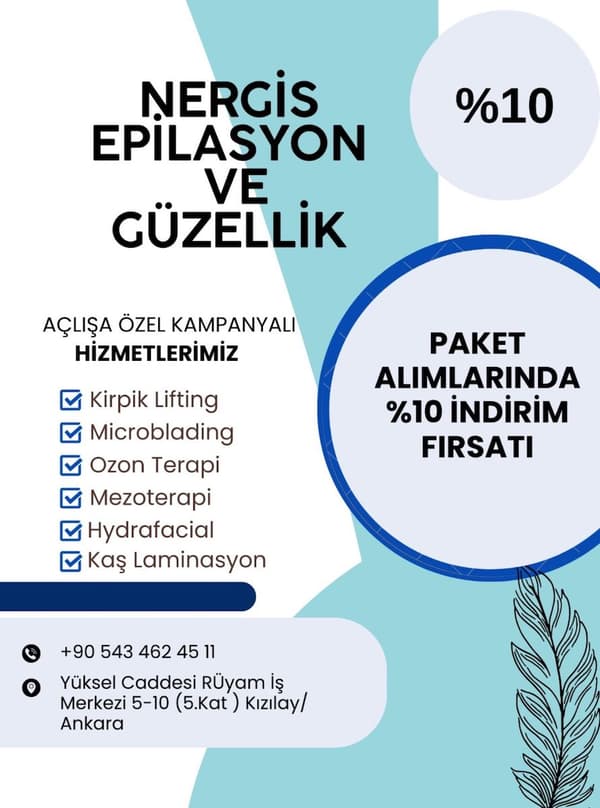 Nergis Epilasyon ve Güzellik - 8. Fotoğraf Nergis Epilasyon ve Güzellik - 8. Fotoğraf