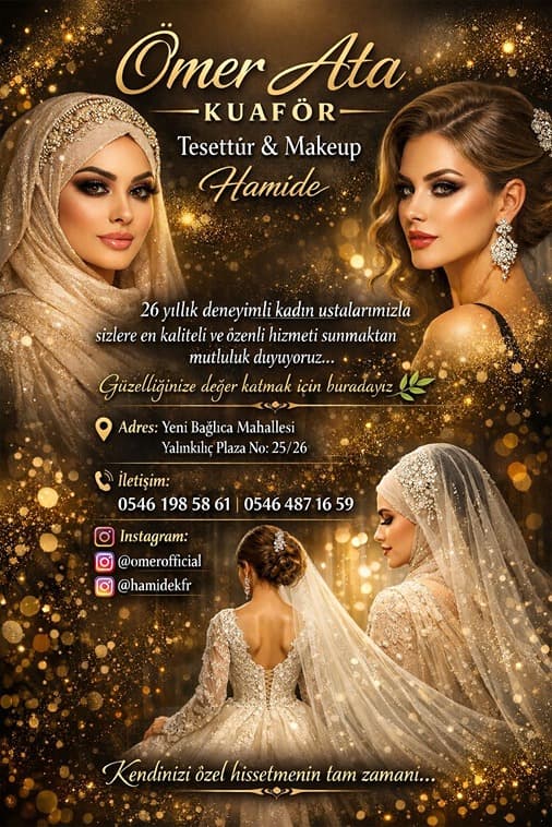 Ömer Ata Kuaför Tesettür Makeup by Hamide - 11. Fotoğraf
